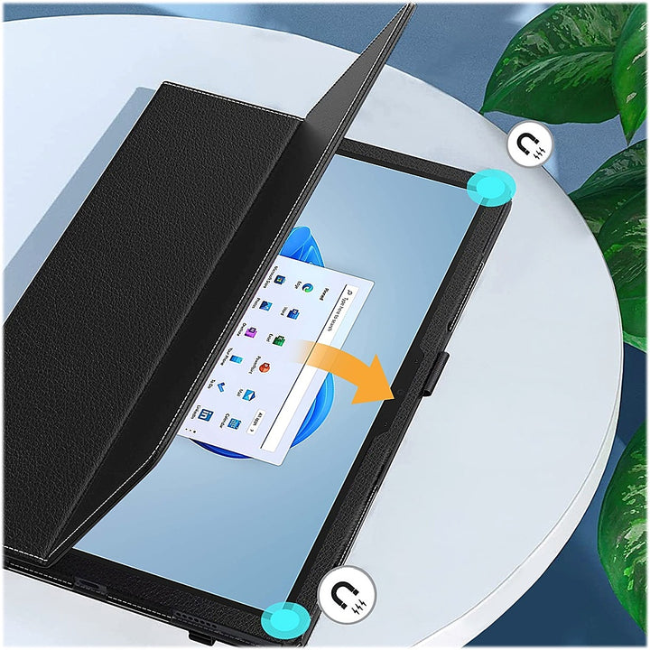 SaharaCase - Bi-Fold Folio Case for Microsoft Surface Pro 8 - Black_2