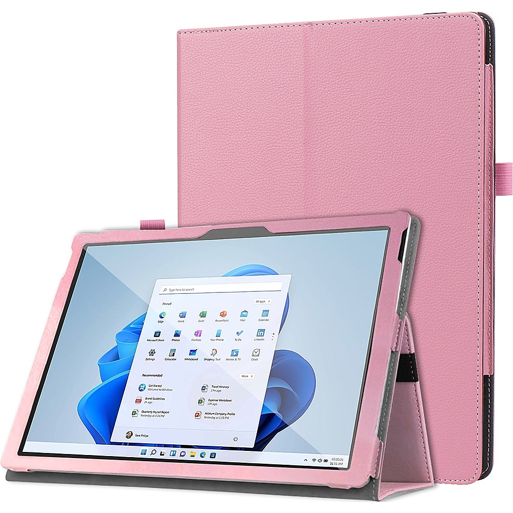 SaharaCase - Bi-Fold Folio Case for Microsoft Surface Pro 8 - Pink_4