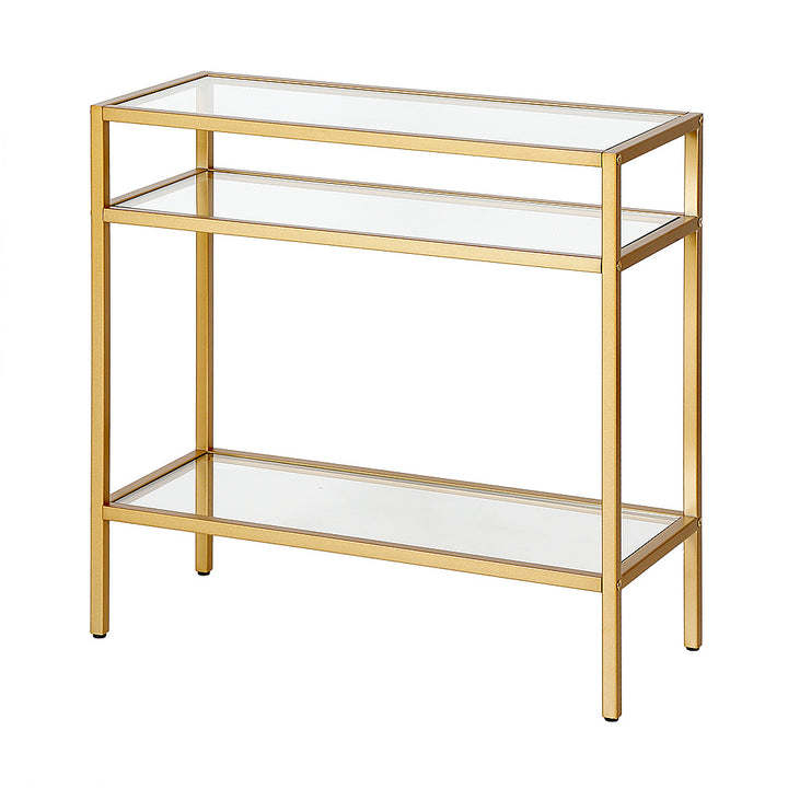 Camden&Wells - Sivil Rectangular Side Table - Brass_2