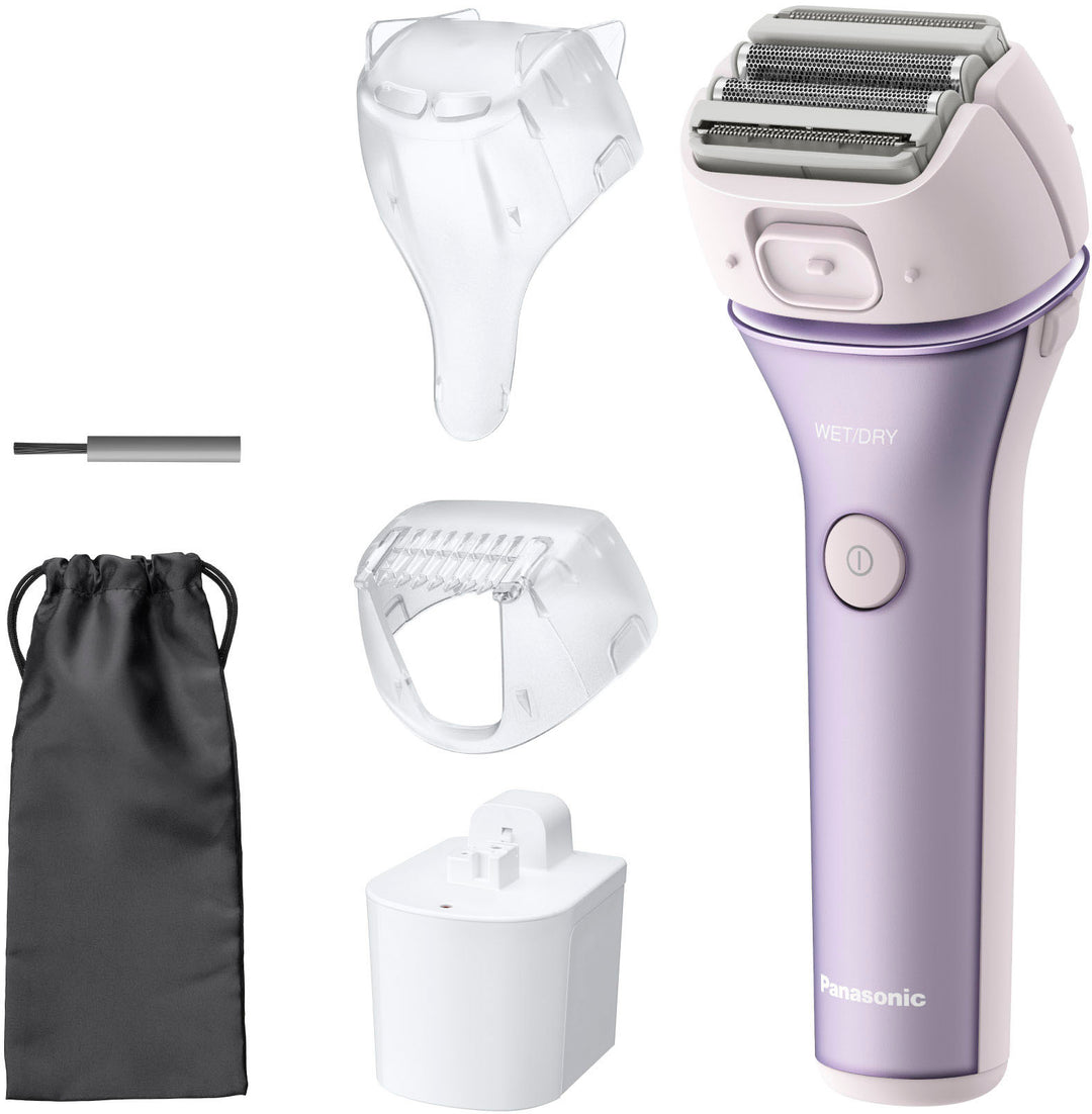 Panasonic - CloseCurves ES-WL80-V Rechargeable Wet/Dry Electric Shaver and Trimmer for Women - Purple_4