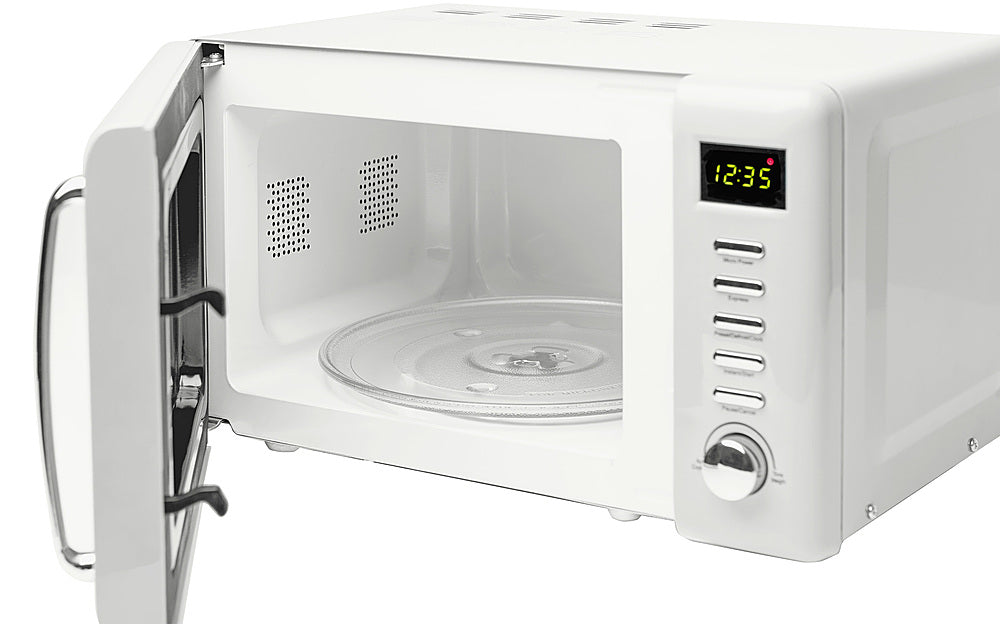 Haden - Heritage 700-Watt .7 cubic. foot Microwave with Settings and Timer - Ivory_1