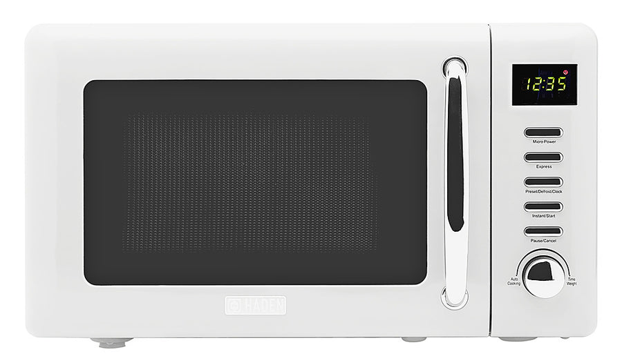 Haden - Heritage 700-Watt .7 cubic. foot Microwave with Settings and Timer - Ivory_0