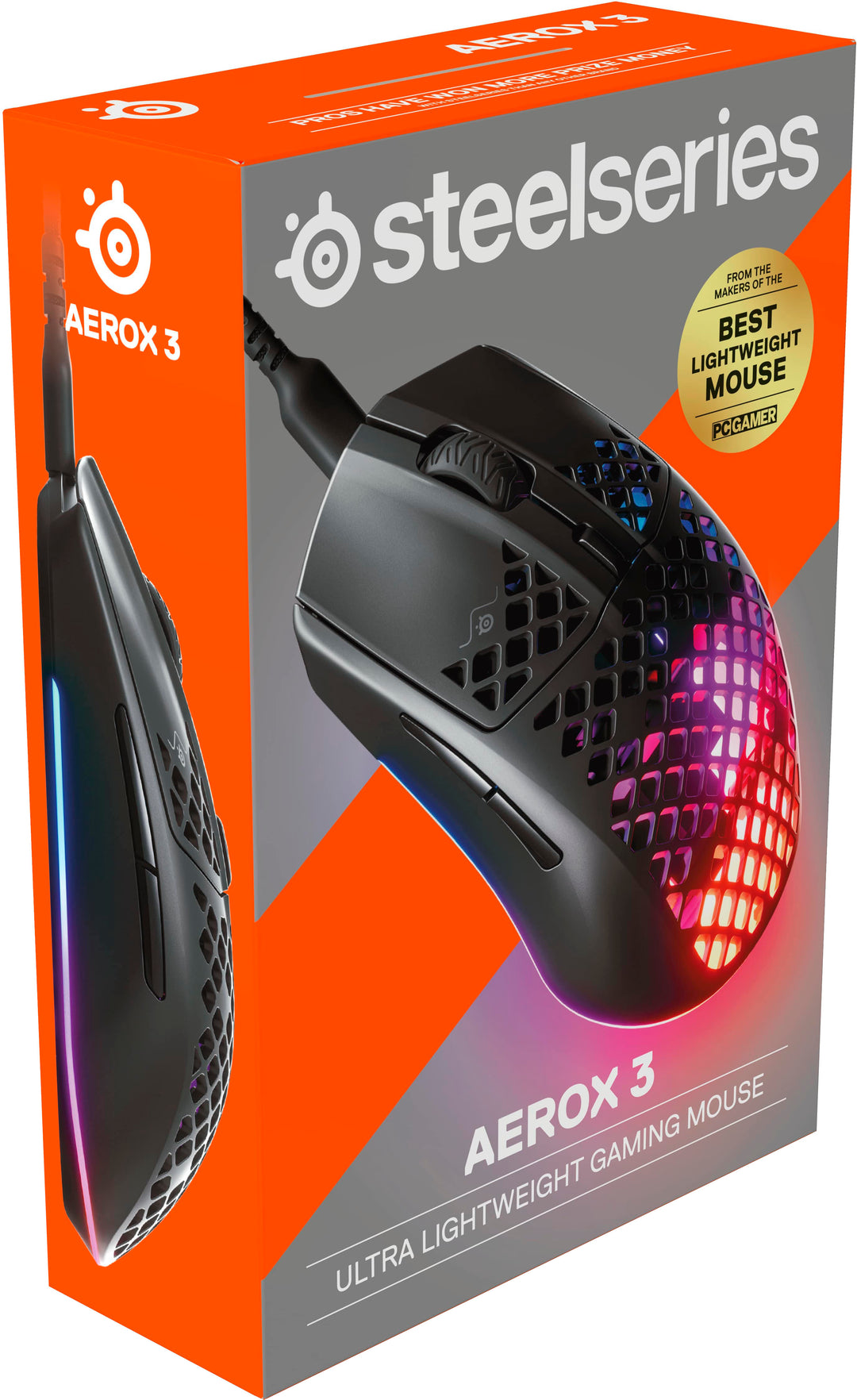 SteelSeries - Aerox 3 2022 Edition Lightweight Wired Optical Gaming Mouse - Onyx_6