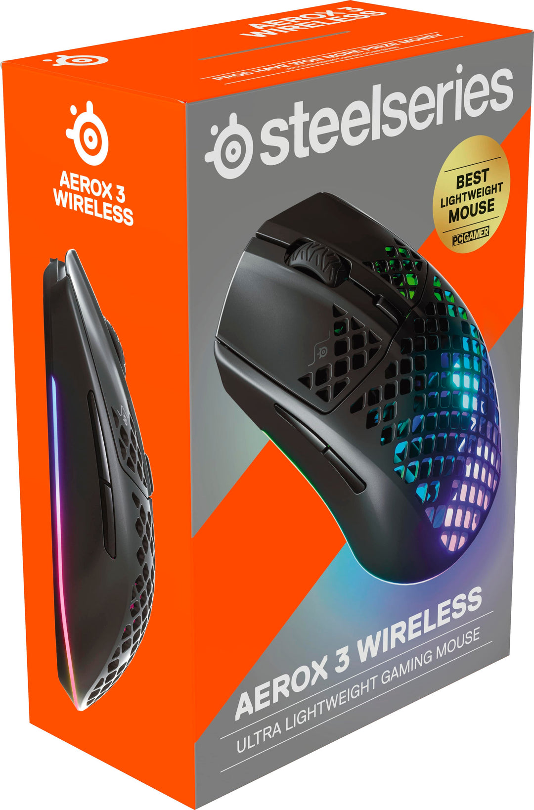 SteelSeries - Aerox 3 2022 Edition Lightweight Wireless Optical Gaming Mouse - Onyx_6