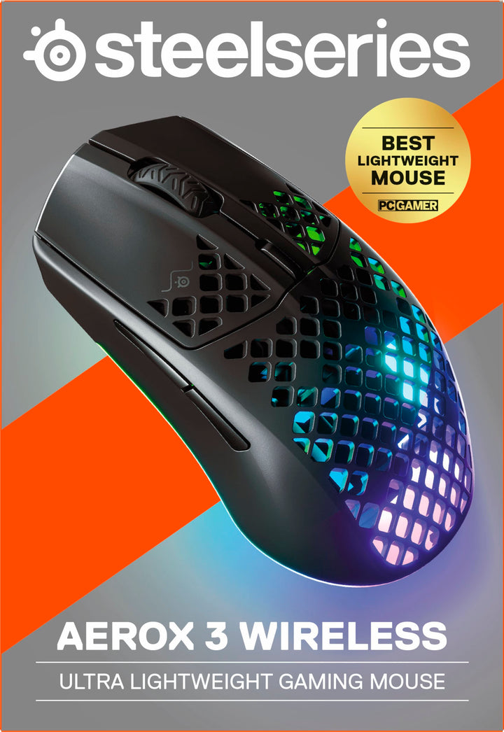 SteelSeries - Aerox 3 2022 Edition Lightweight Wireless Optical Gaming Mouse - Onyx_4