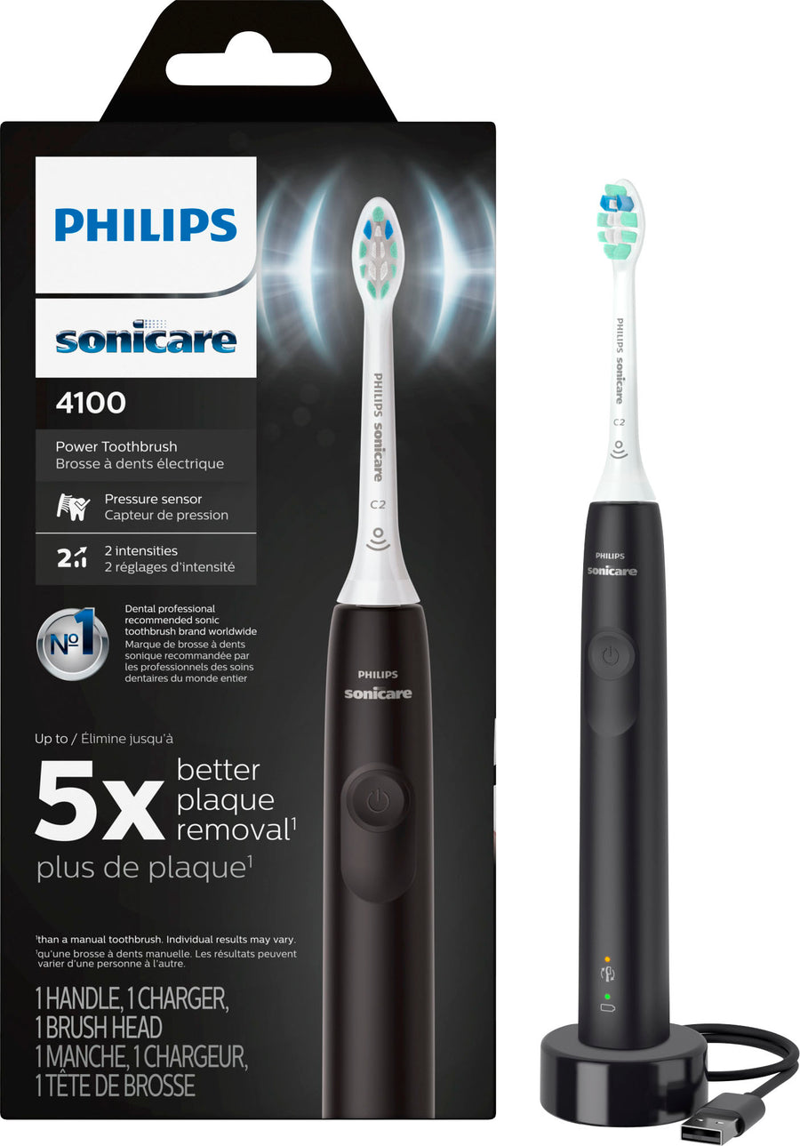 Philips Sonicare 4100 Power Toothbrush - Black_0