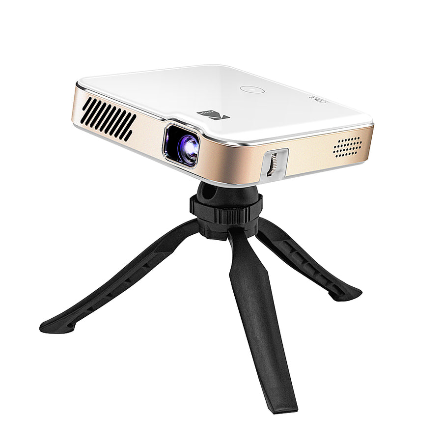 Kodak - Luma 450 Portable Full HD Smart Projector, WiFi, Bluetooth, HDMI & USB Small Mini Home Theater System Up to 150” - White_0