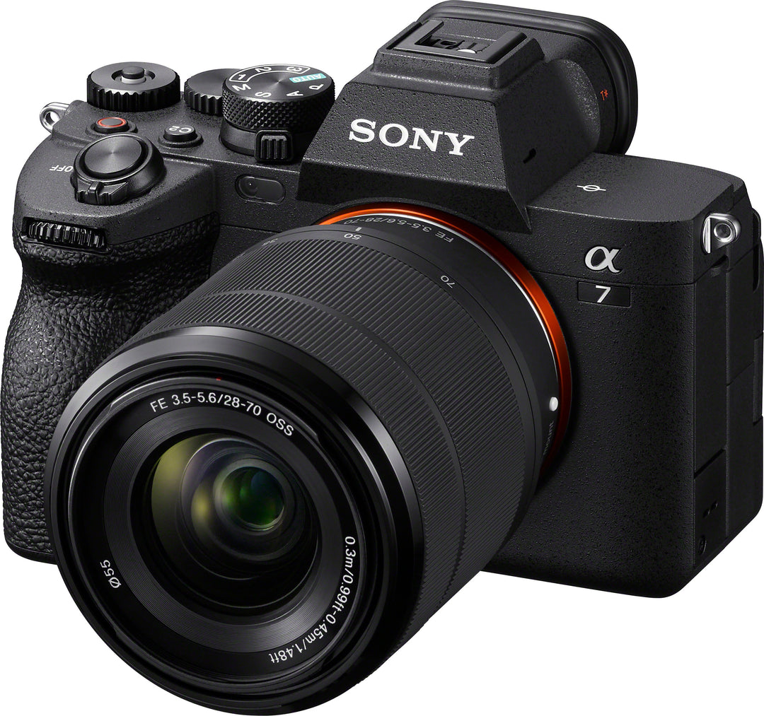 Sony - Alpha 7 IV Full-frame Mirrorless Interchangeable Lens Camera with SEL2870 Lens - Black_1