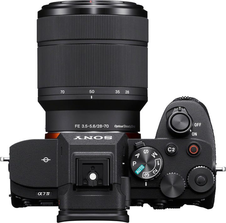 Sony - Alpha 7 IV Full-frame Mirrorless Interchangeable Lens Camera with SEL2870 Lens - Black_4