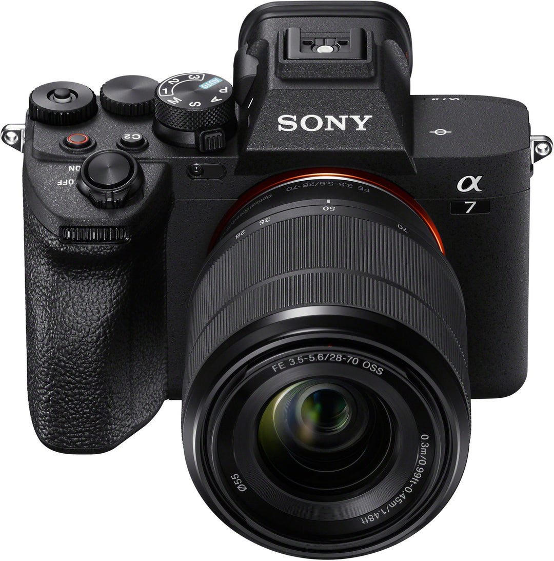 Sony - Alpha 7 IV Full-frame Mirrorless Interchangeable Lens Camera with SEL2870 Lens - Black_3