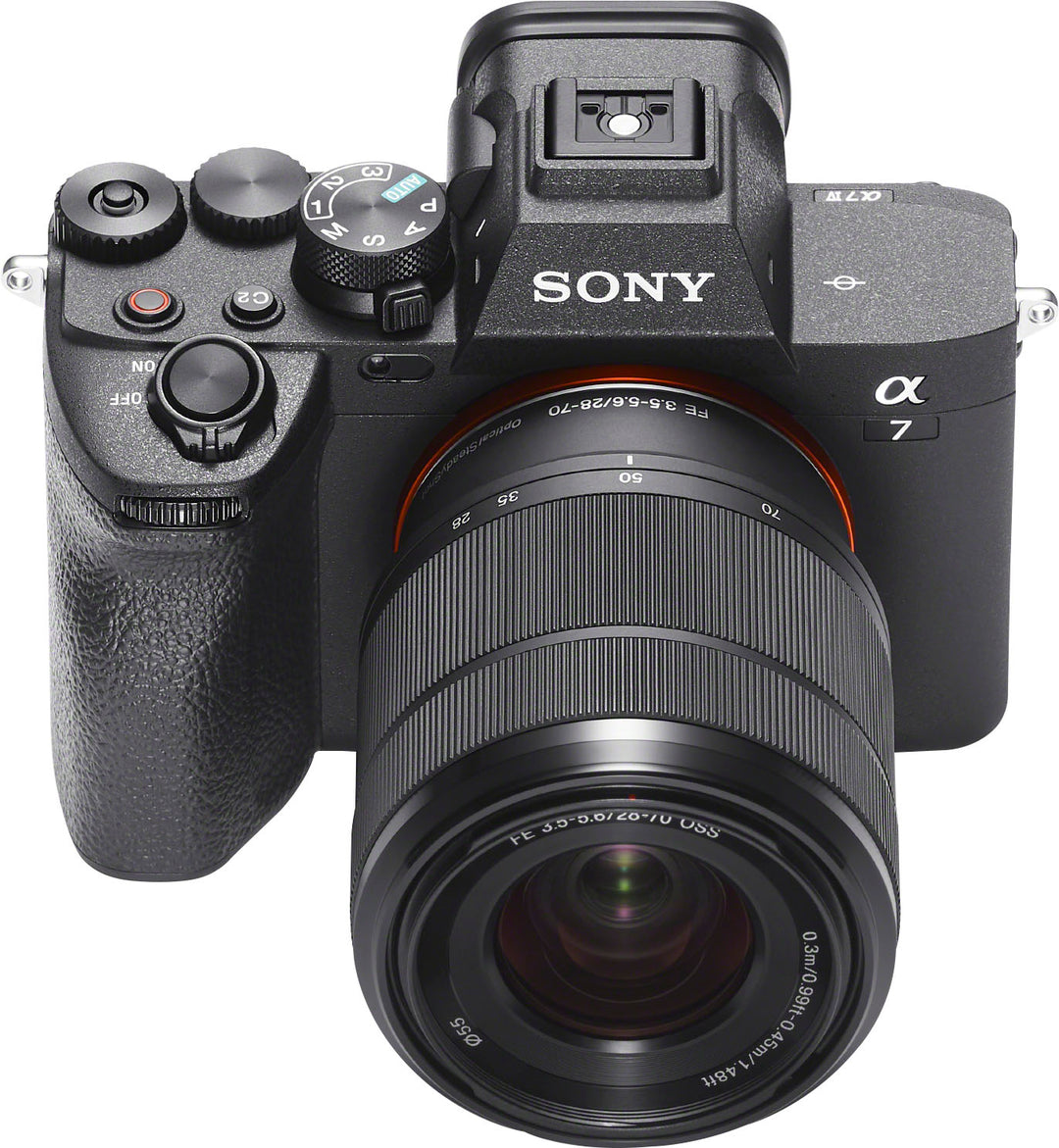 Sony - Alpha 7 IV Full-frame Mirrorless Interchangeable Lens Camera with SEL2870 Lens - Black_2