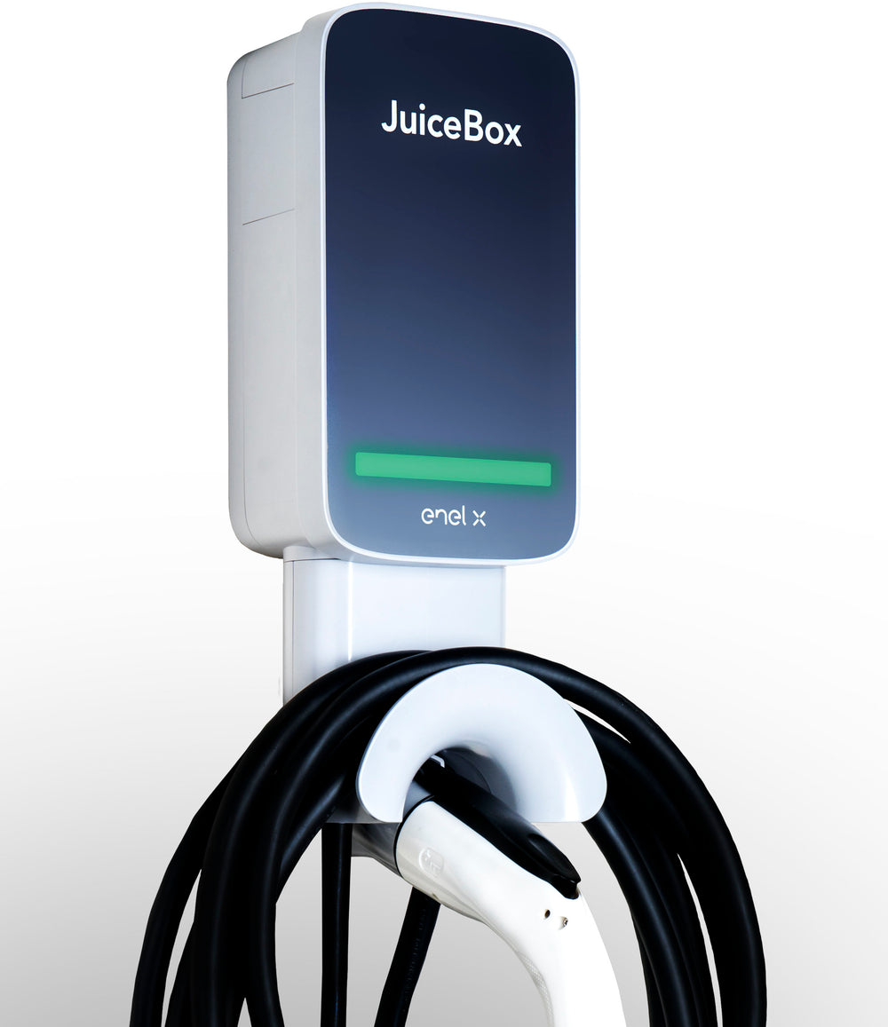 Juicebox - 25 ft Electric Vehicle Charger with 32 Amp NEMA 14-50 - White_1