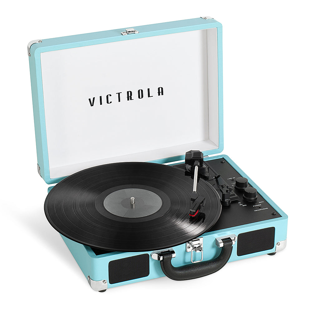 Victrola - Journey+ Bluetooth Suitcase Record Player - Turquoise_0