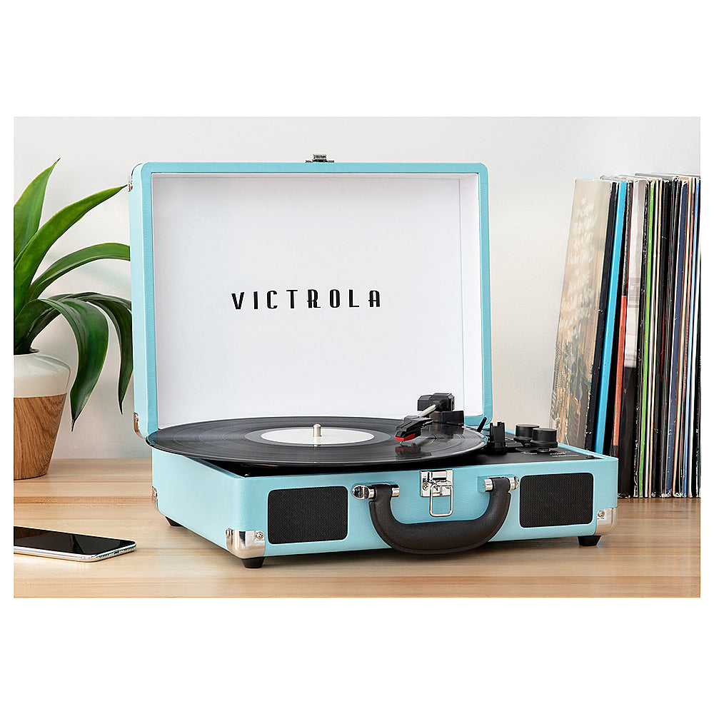 Victrola - Journey+ Bluetooth Suitcase Record Player - Turquoise_2