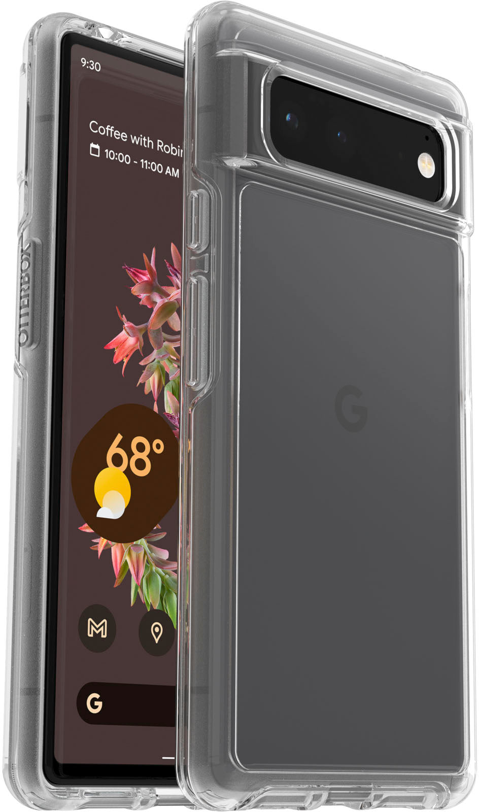 OtterBox - Symmetry Series Clear Soft Shell for Google Pixel 6 - Clear_1
