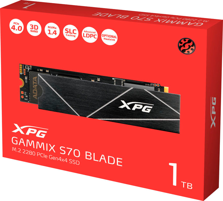 ADATA - XPG GAMMIX S70 Blade 1TB Internal SSD PCIe Gen 4 x4 with Heatsink for PS5_7