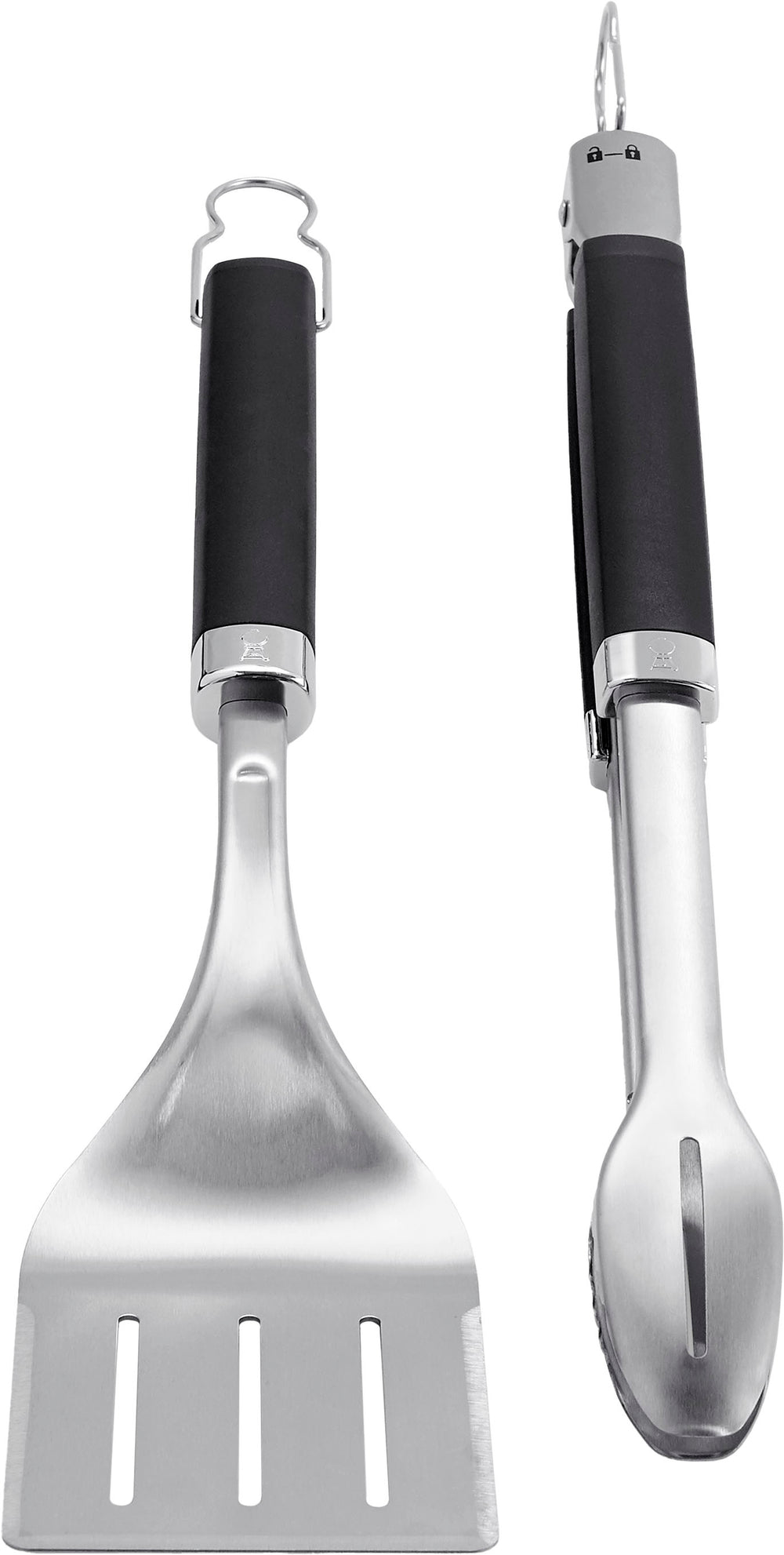 Weber - Precision Grill Tongs and Spatula Set - Black_1