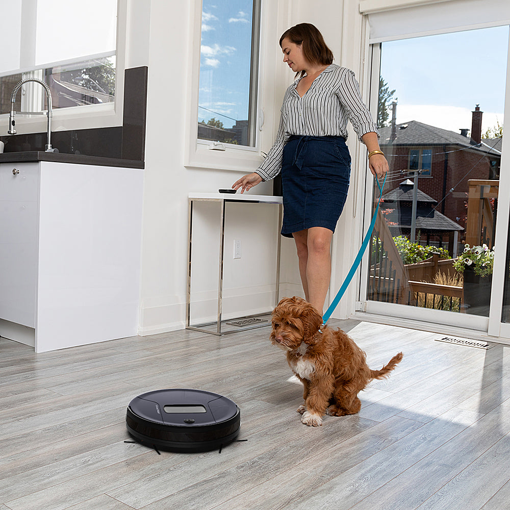 bObsweep - PetHair Vision PLUS Wi-Fi Connected Robot Vacuum & Mop - Blackberry_1
