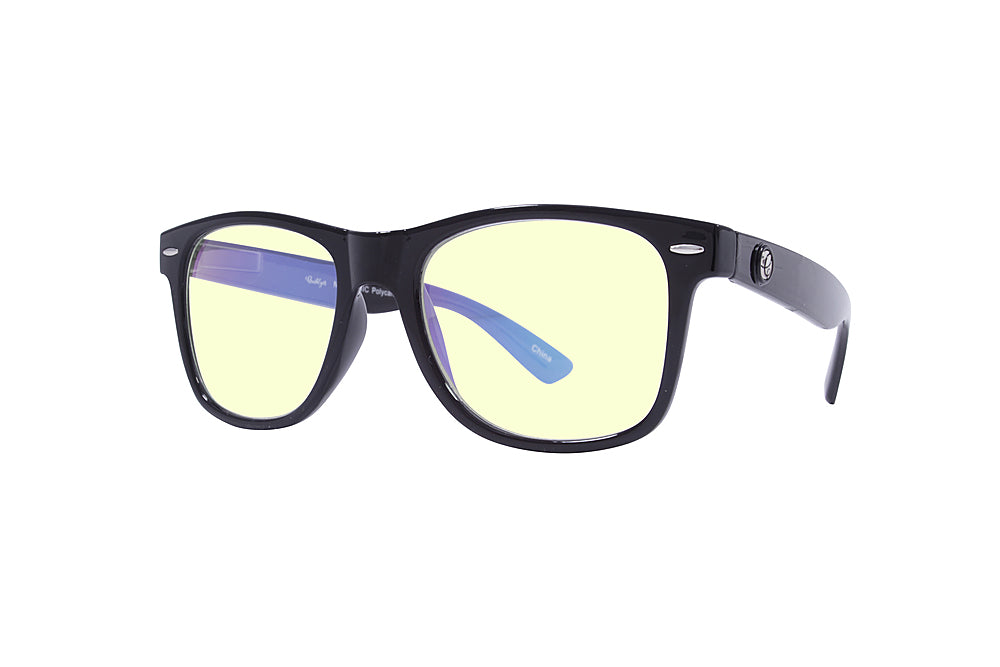 Crusheyes - NOSTALGIC; 45% Blue Light Filtration, Anti-Fog Coating, Anti-Reflective Mirror, Comfort-LITE Frame, Lifetime Warranty - Gloss Black_1