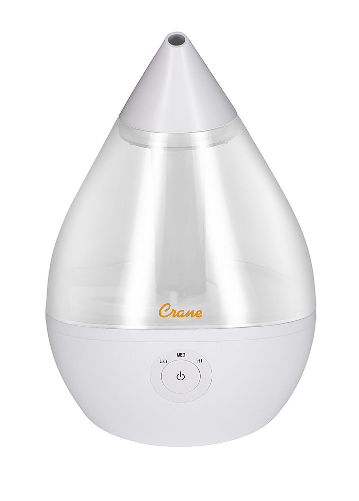 CRANE - 0.5 Gal. Droplet Ultrasonic Cool Mist Humidifier - Clear/White_0