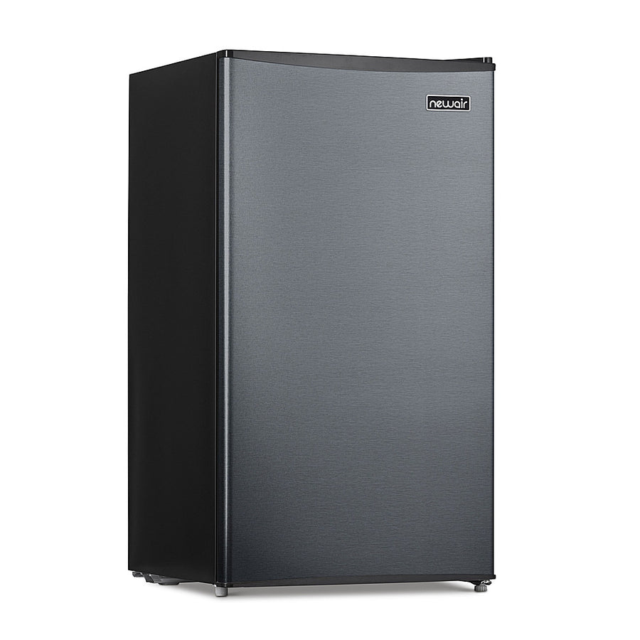 Newair 3.3 Cu. Ft. Compact Mini Refrigerator with Freezer, Can Dispenser, Crisper Drawer and Energy Star Certified - Gray_0