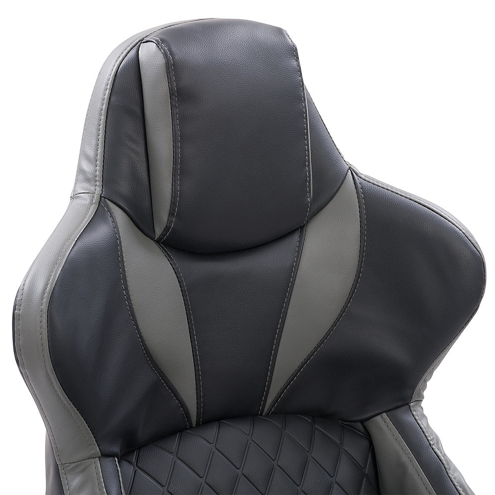 CorLiving - Nightshade Gaming Chair - Black and Grey_7