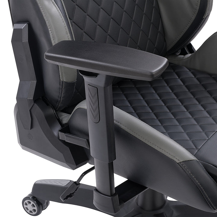 CorLiving - Nightshade Gaming Chair - Black and Grey_6