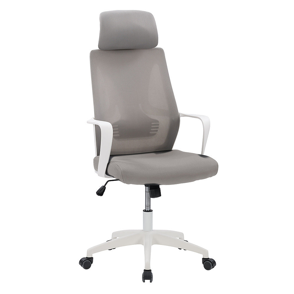 CorLiving - Workspace Mesh Back Office Chair - Grey and White_1