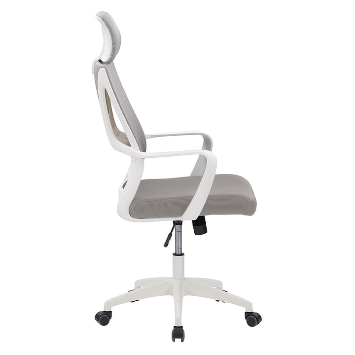 CorLiving - Workspace Mesh Back Office Chair - Grey and White_4