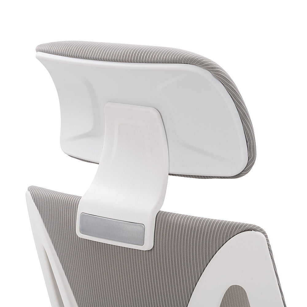 CorLiving - Workspace Mesh Back Office Chair - Grey and White_8