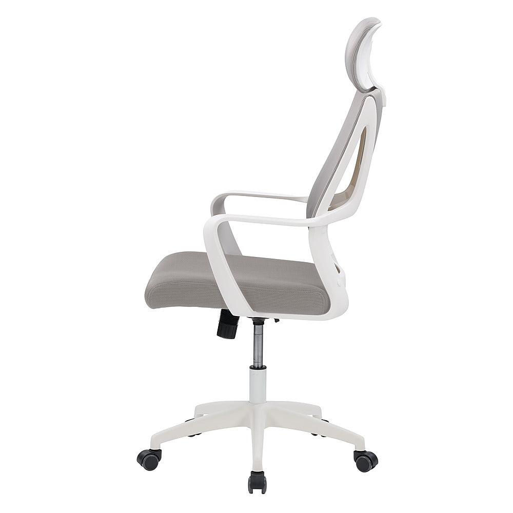 CorLiving - Workspace Mesh Back Office Chair - Grey and White_5