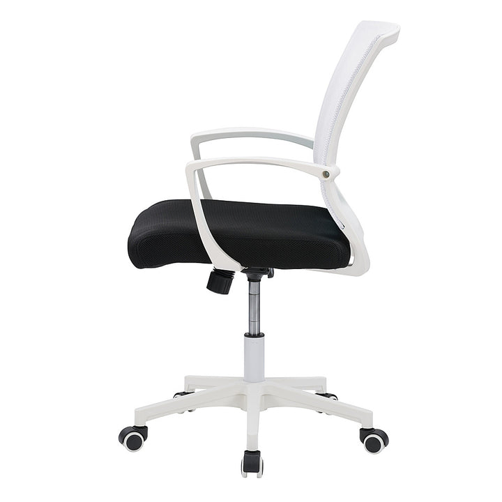 CorLiving - Workspace Ergonomic Mesh Back Office Chair - White and Black_4