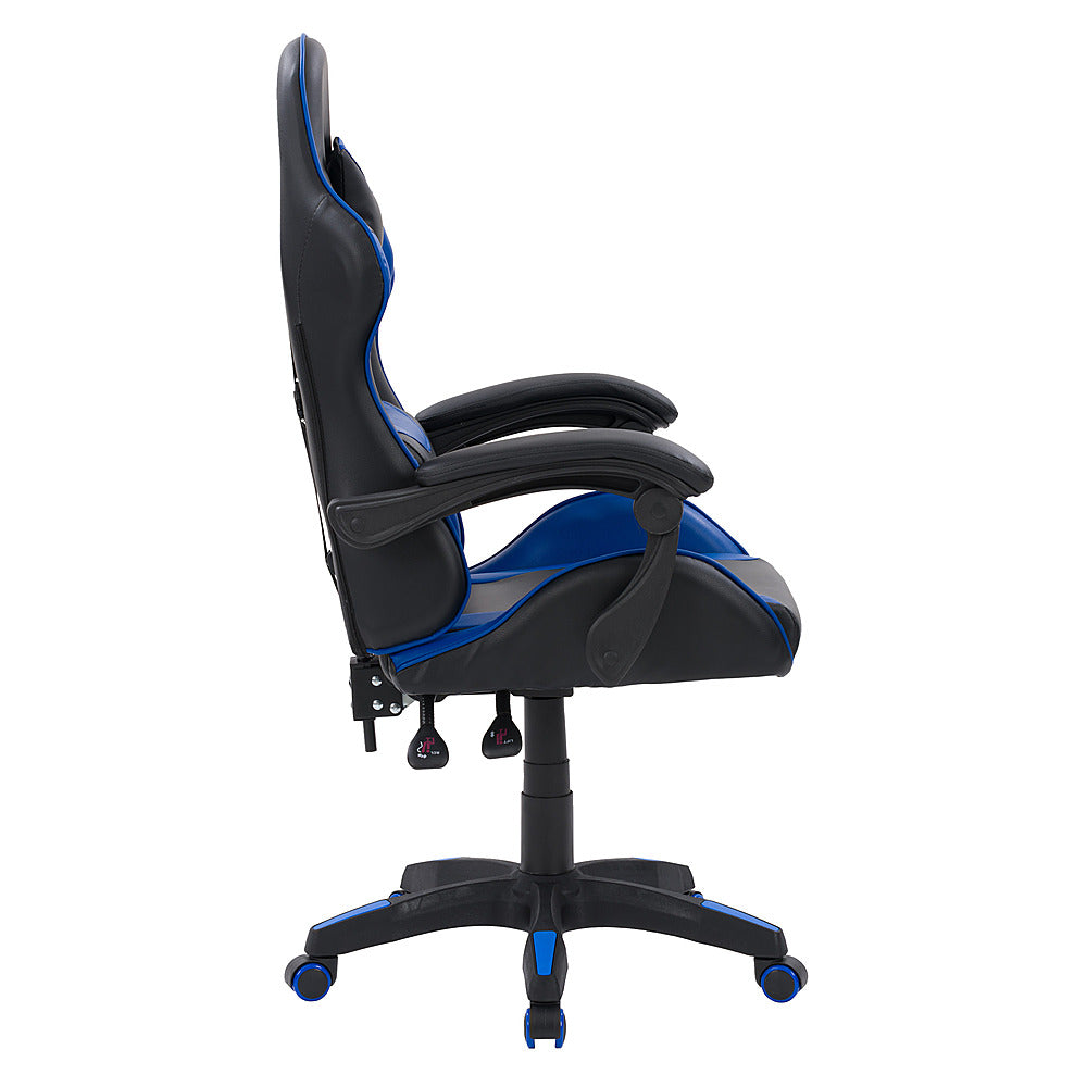 CorLiving - Ravagers Gaming Chair - Black and Blue_2