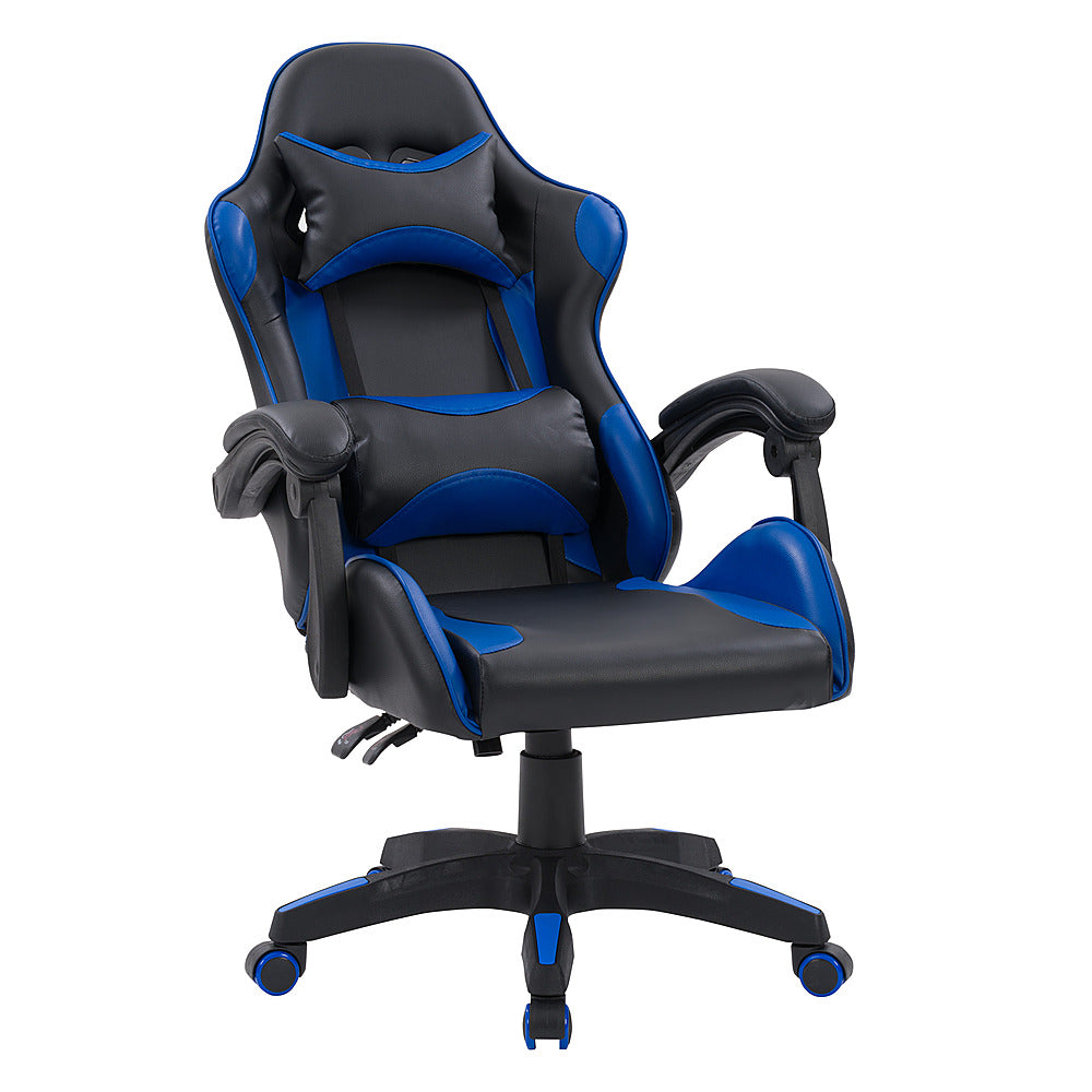 CorLiving - Ravagers Gaming Chair - Black and Blue_3