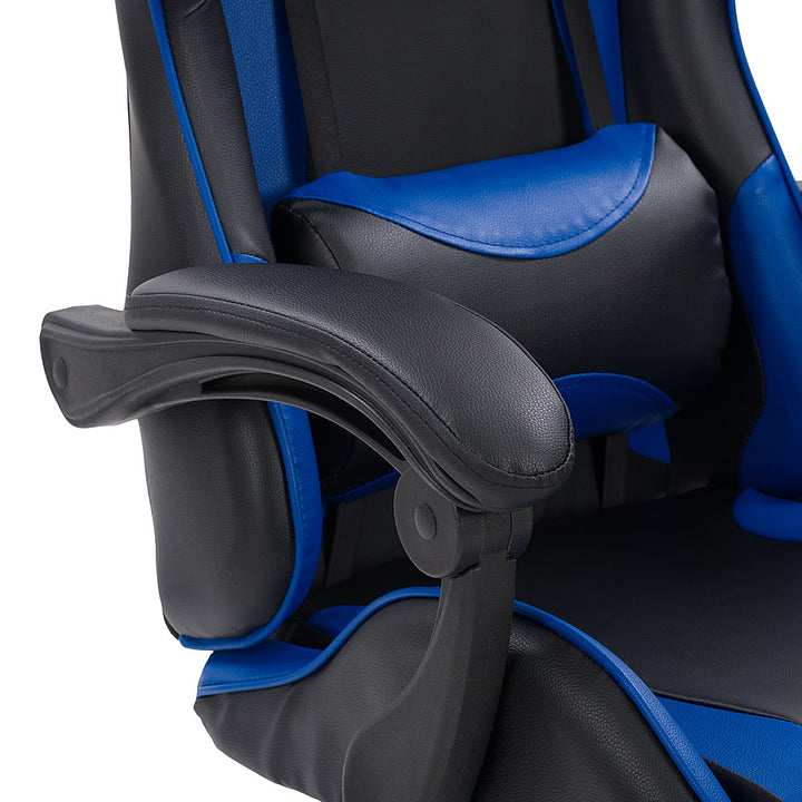 CorLiving - Ravagers Gaming Chair - Black and Blue_6