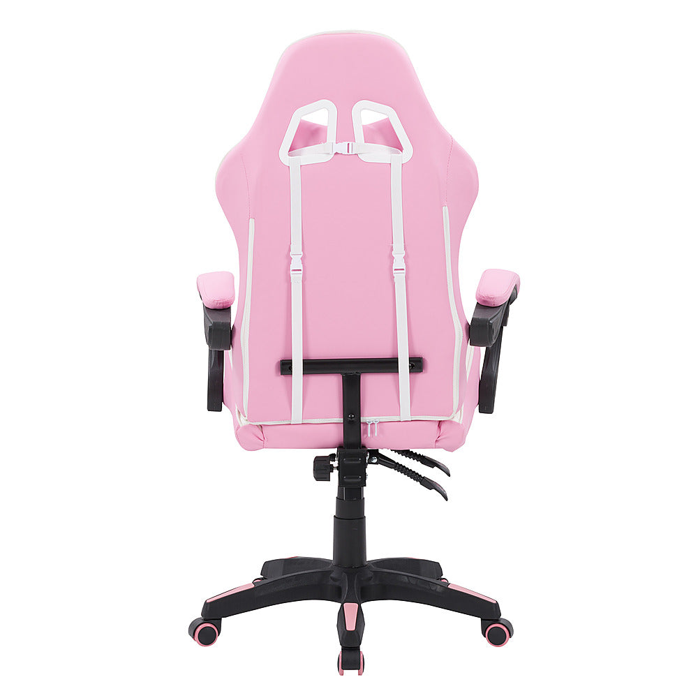CorLiving - Ravagers Gaming Chair - Pink and White_11