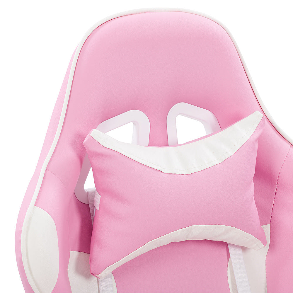 CorLiving - Ravagers Gaming Chair - Pink and White_8