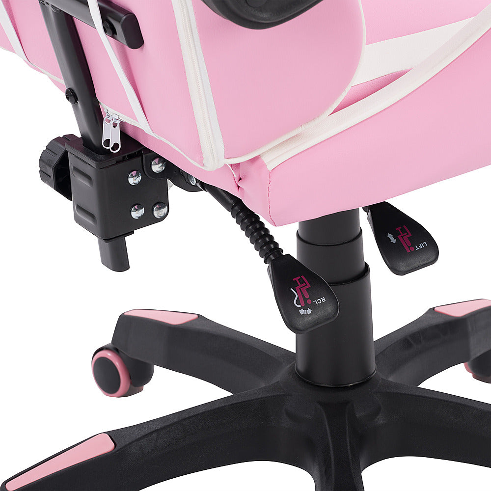 CorLiving - Ravagers Gaming Chair - Pink and White_6