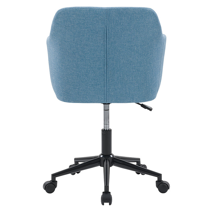 CorLiving - Marlowe Upholstered Button Tufted Task Chair - Light Blue_10