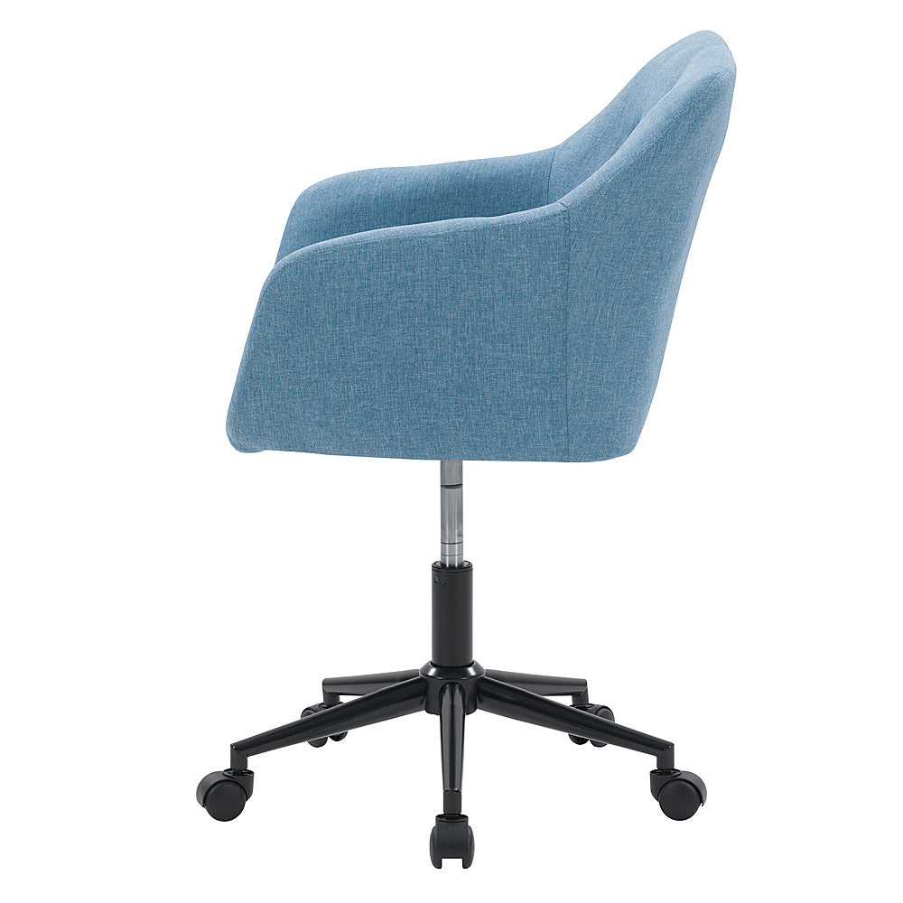 CorLiving - Marlowe Upholstered Button Tufted Task Chair - Light Blue_4