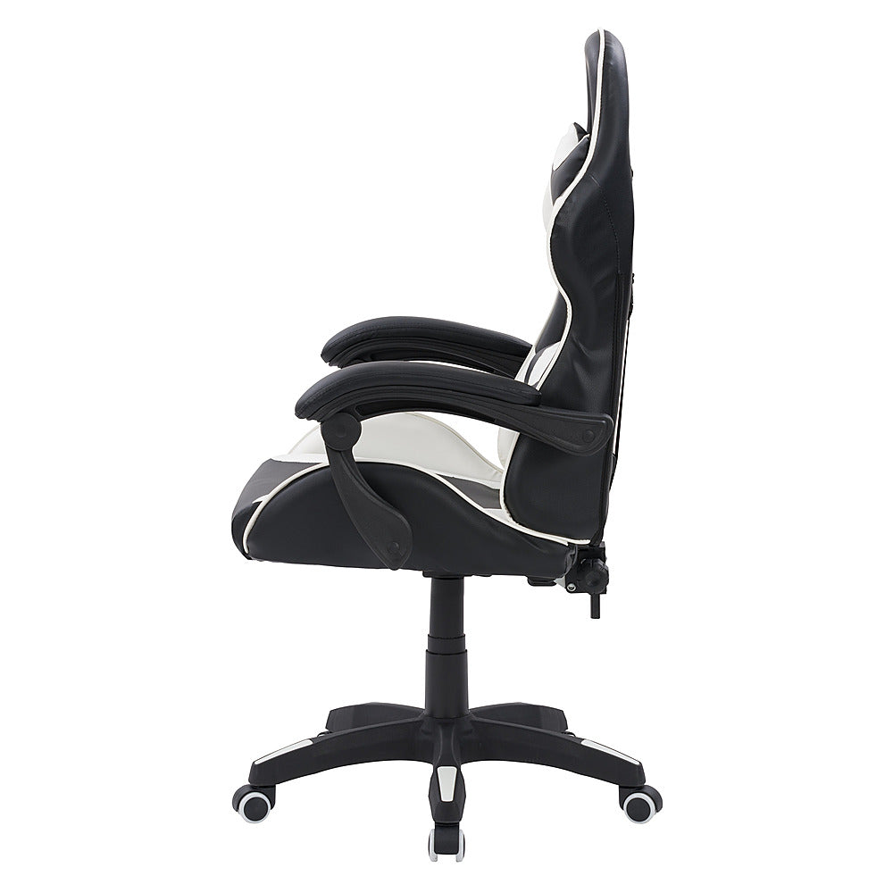 CorLiving - Ravagers Gaming Chair - Black and White_11