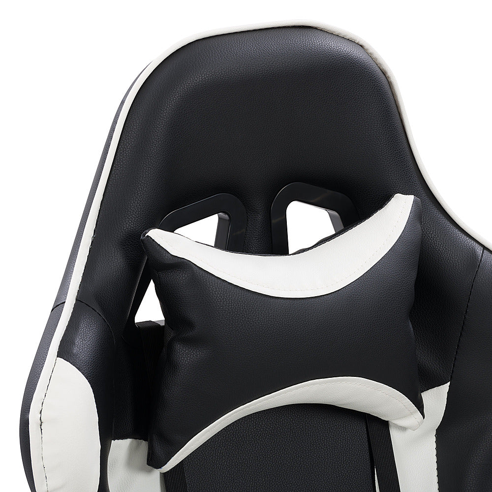 CorLiving - Ravagers Gaming Chair - Black and White_9