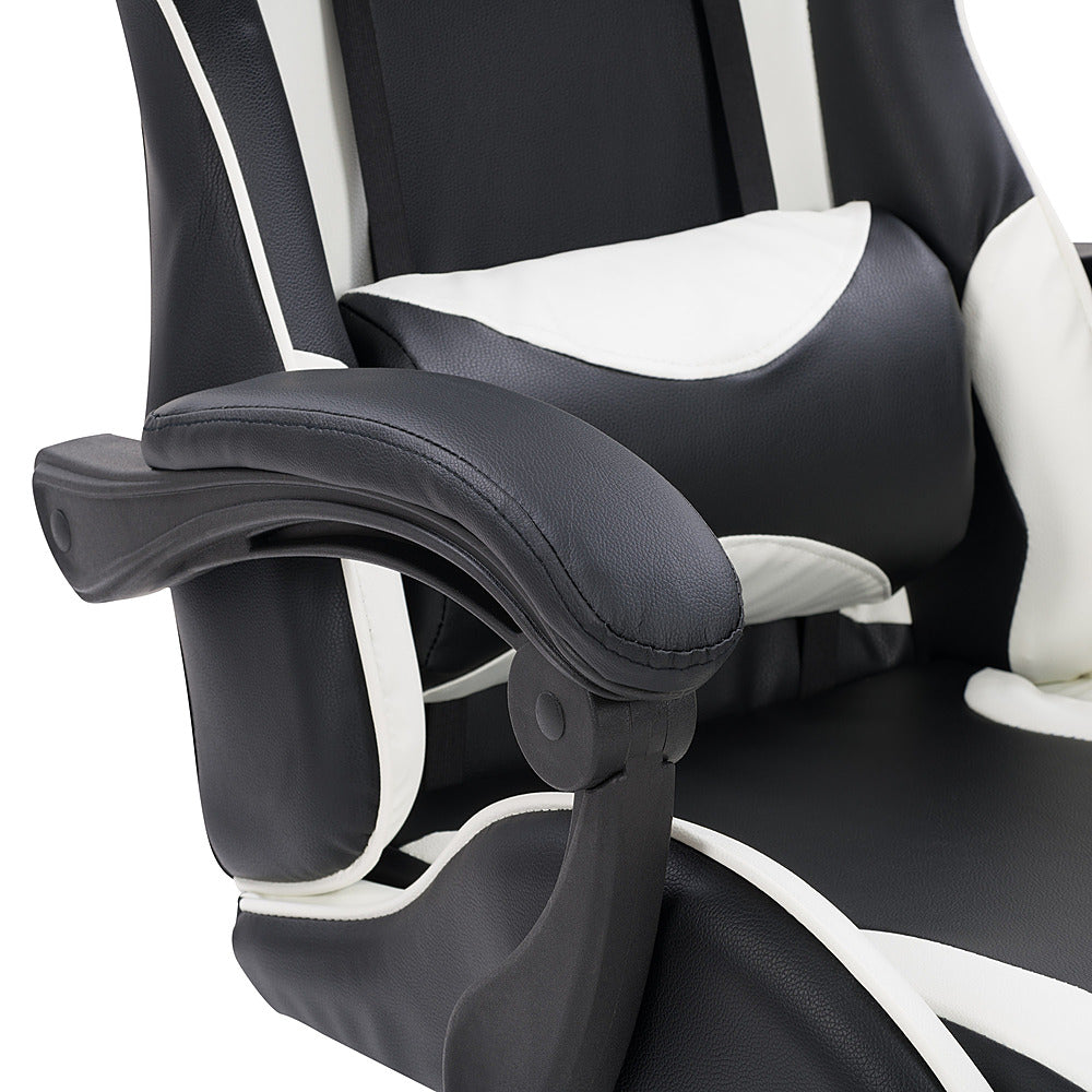 CorLiving - Ravagers Gaming Chair - Black and White_6