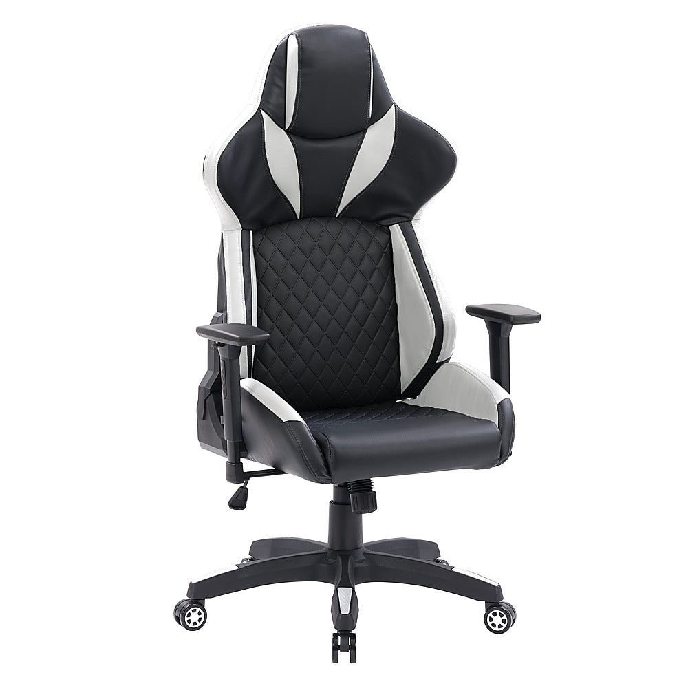 CorLiving - Nightshade Gaming Chair - Black and White_1