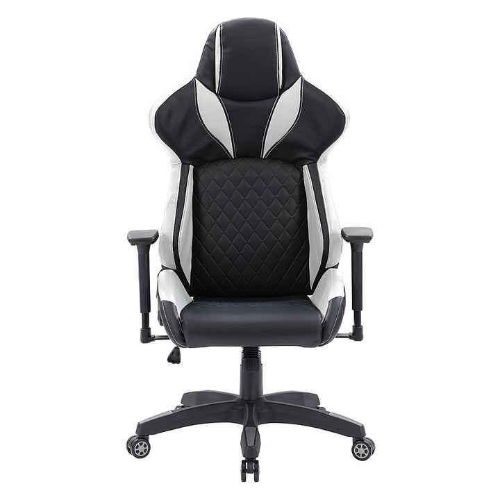 CorLiving - Nightshade Gaming Chair - Black and White_0