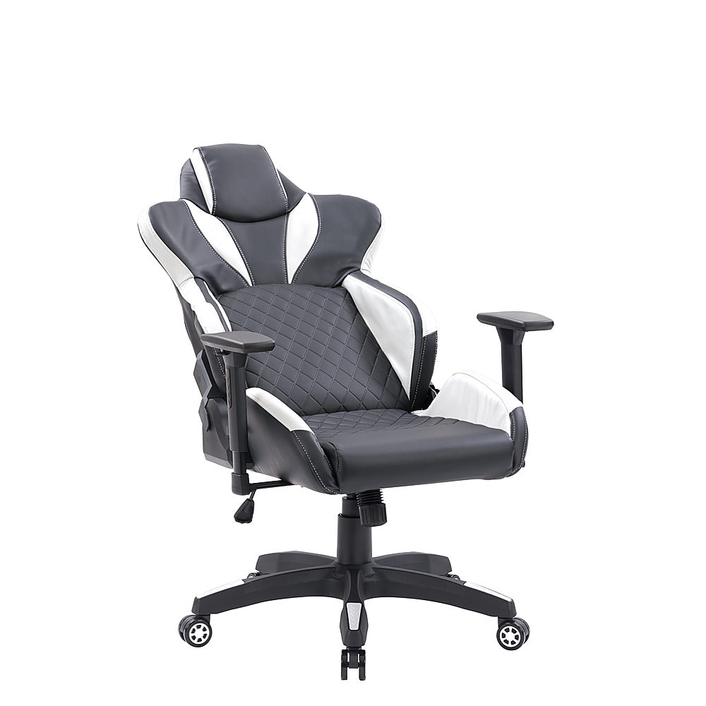 CorLiving - Nightshade Gaming Chair - Black and White_3