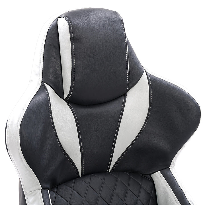 CorLiving - Nightshade Gaming Chair - Black and White_7