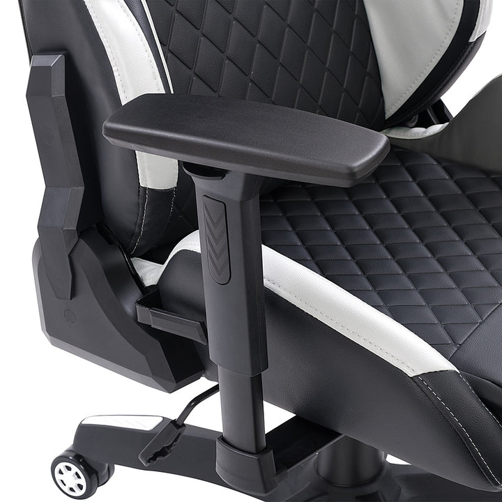 CorLiving - Nightshade Gaming Chair - Black and White_6