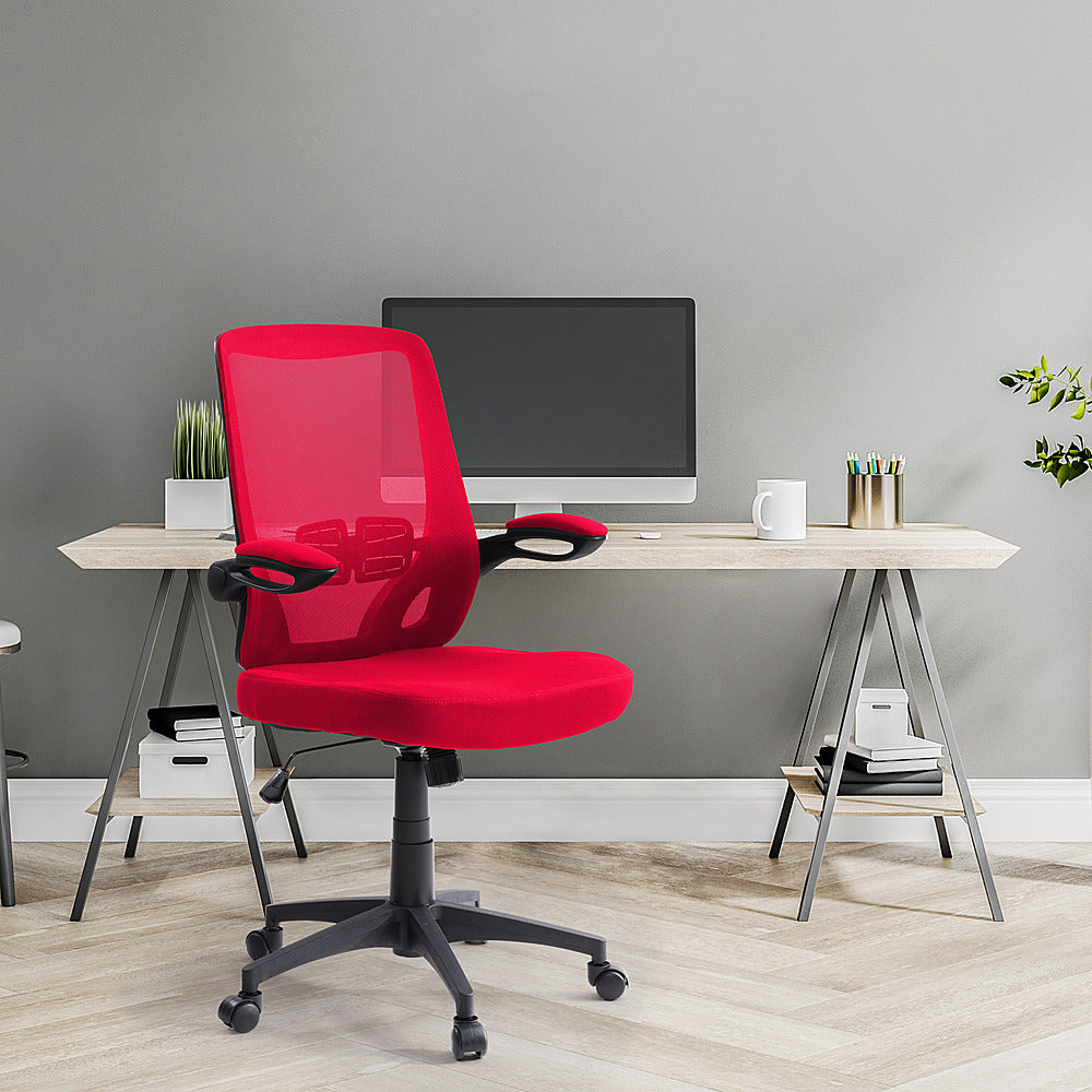 CorLiving - Workspace High Mesh Back Office Chair - Red_10