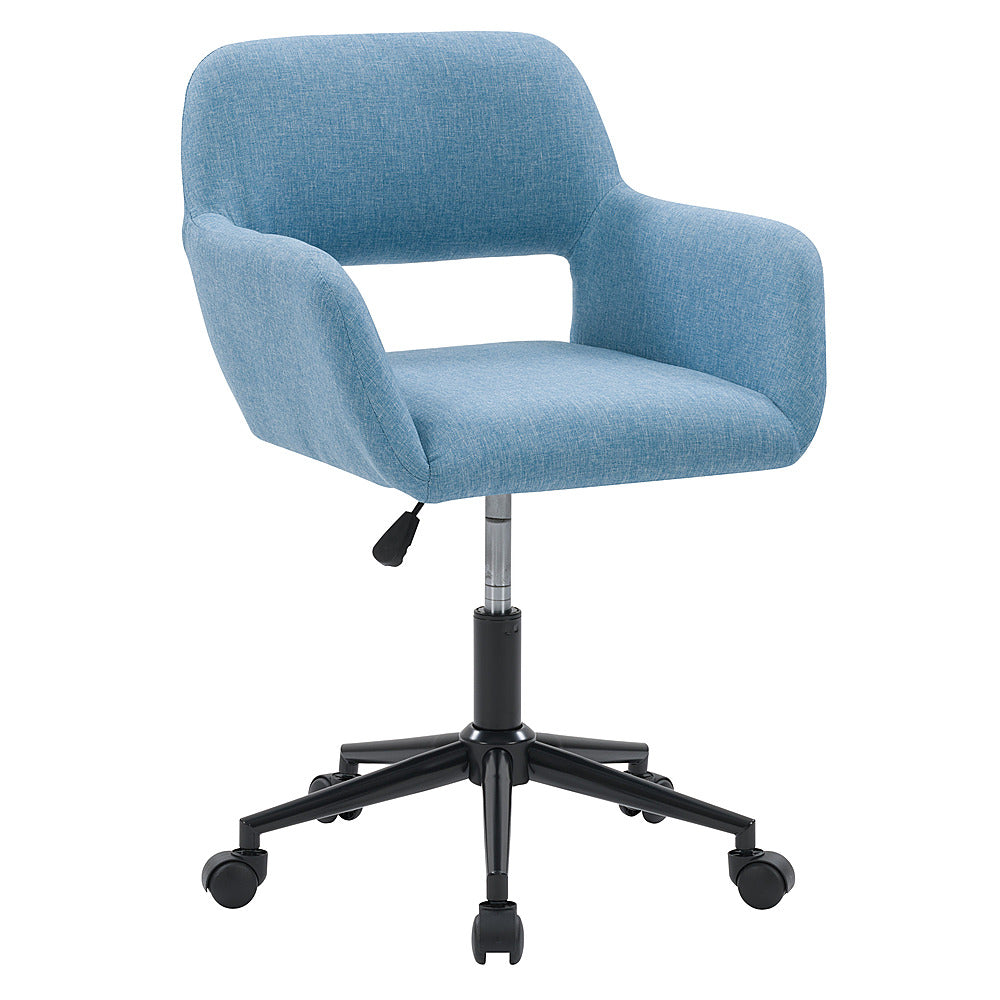 CorLiving - Marlowe Upholstered Task Chair - Light Blue_1